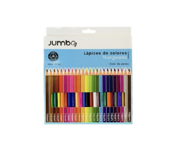 Colores Jumbo Largos con 24 Pcl2