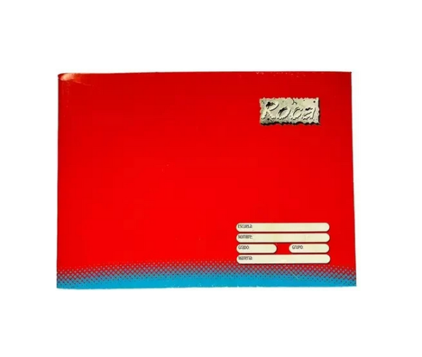 Cuaderno Roca Forma Italiana Engrapado Doble Raya con 100 Hojas 3201