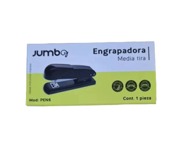 Engrapadora Jumbo Estándar de Media Tira Pen6