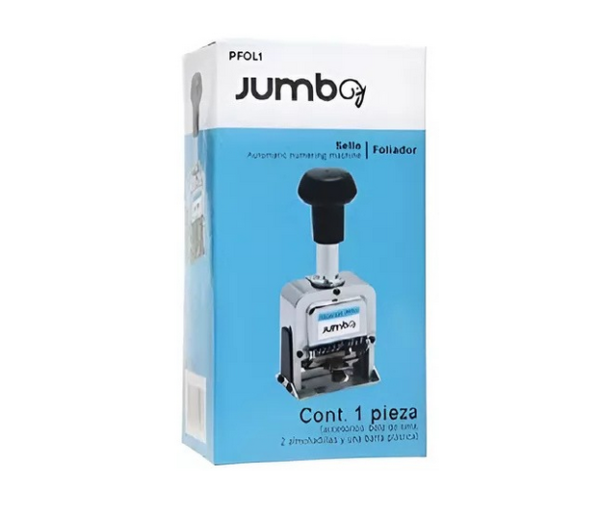Foliador Automatico Jumbo de 6 Digitos Pfol1