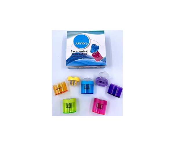 Sacapuntas con Depósito Jumbo Ovalado Clear Ps15