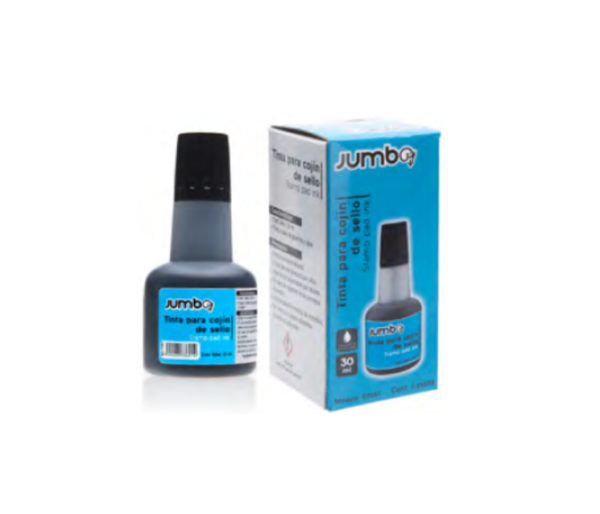 Tinta para Cojín de Sello Jumbo Color Negro Ptsn1